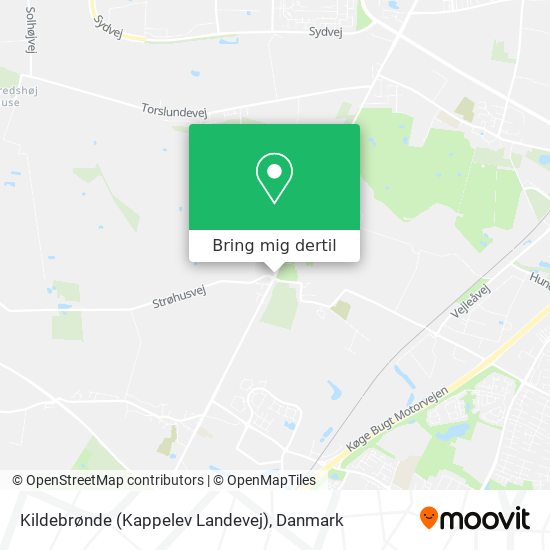 Kildebrønde (Kappelev Landevej) kort