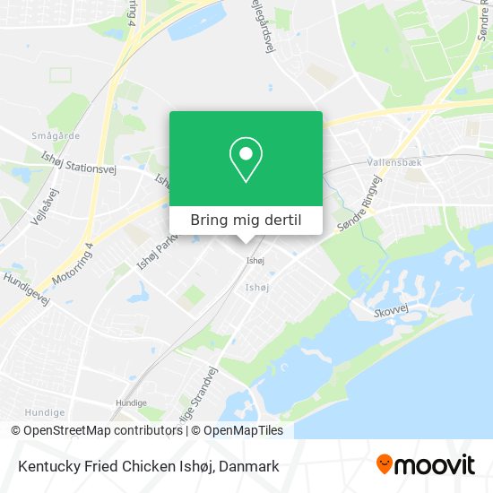 Kentucky Fried Chicken Ishøj kort
