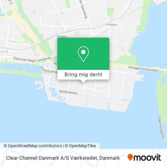 Clear Channel Danmark A / S Værkstedet kort