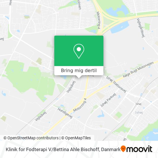 Klinik for Fodterapi V / Bettina Ahle Bischoff kort