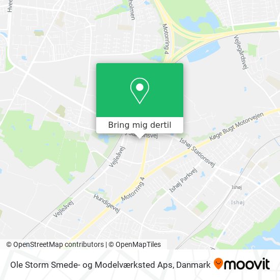 Ole Storm Smede- og Modelværksted Aps kort