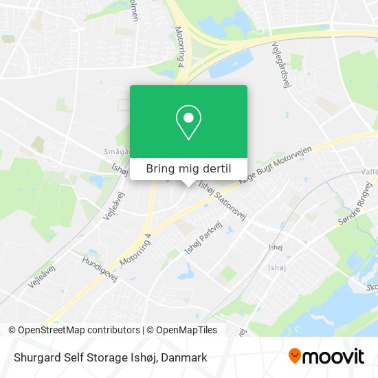 Shurgard Self Storage Ishøj kort
