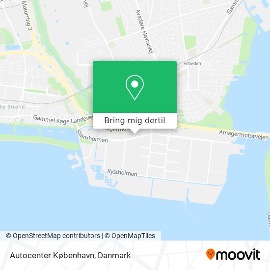Autocenter København kort