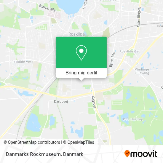 Danmarks Rockmuseum kort