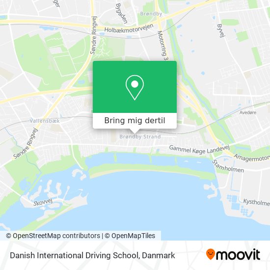 Danish International Driving School kort