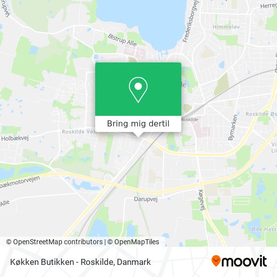 Køkken Butikken - Roskilde kort