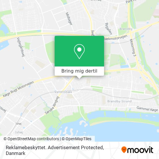 Reklamebeskyttet. Advertisement Protected kort