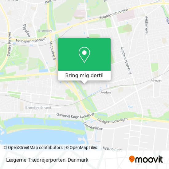 Lægerne Trædrejerporten kort