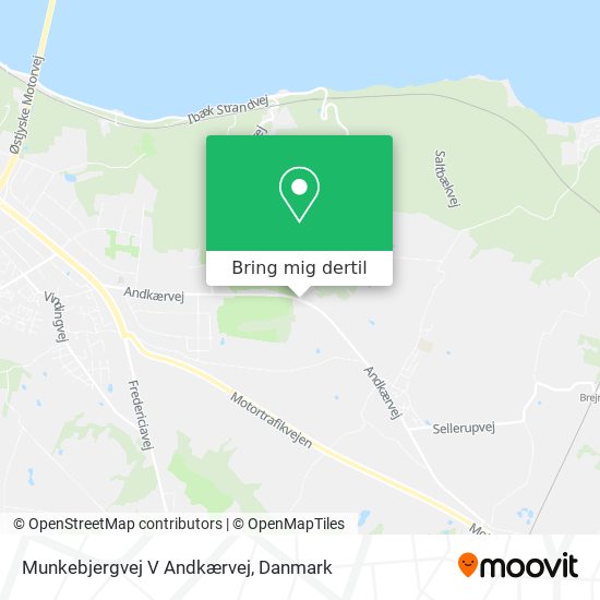 Munkebjergvej V Andkærvej kort