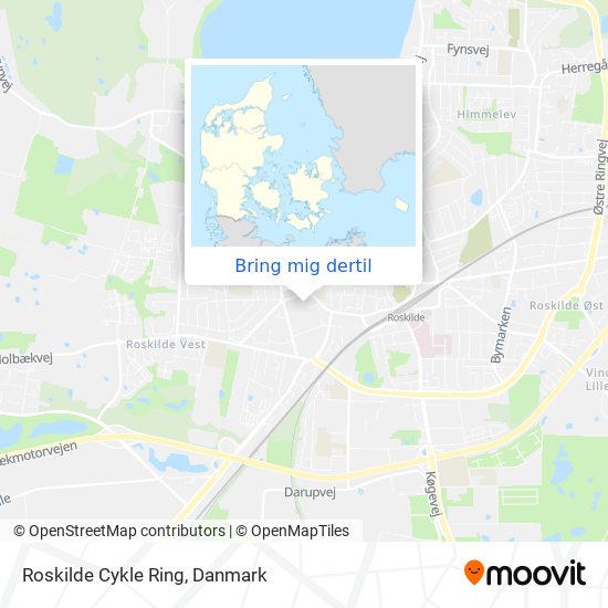 Roskilde Cykle Ring kort