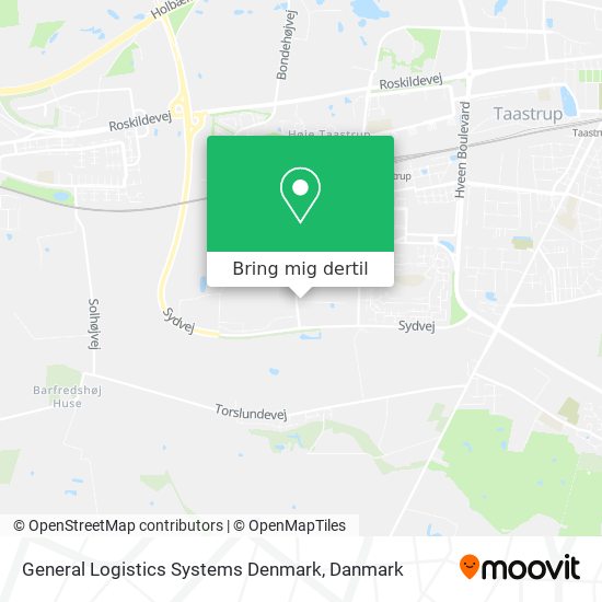 General Logistics Systems Denmark kort