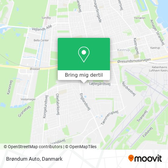 Brøndum Auto kort