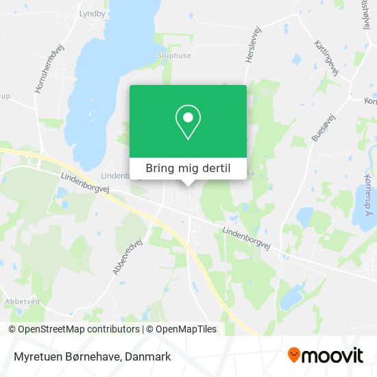 Myretuen Børnehave kort