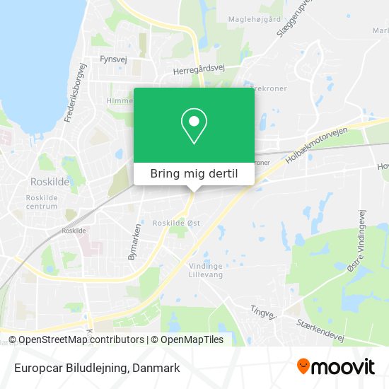 Europcar Biludlejning kort