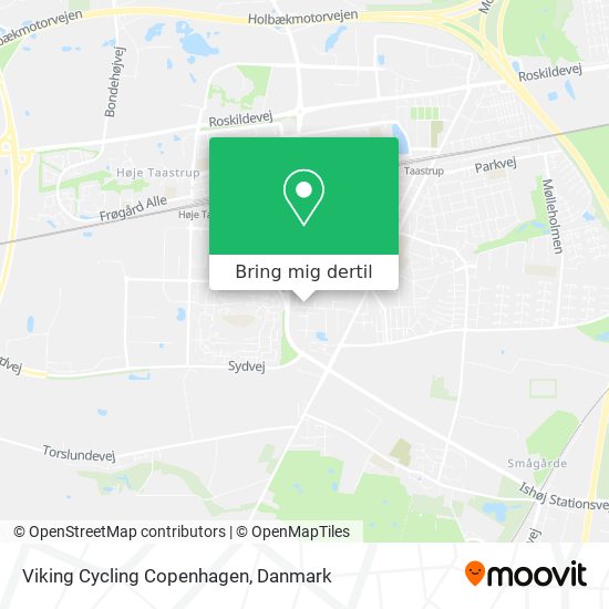 Viking Cycling Copenhagen kort