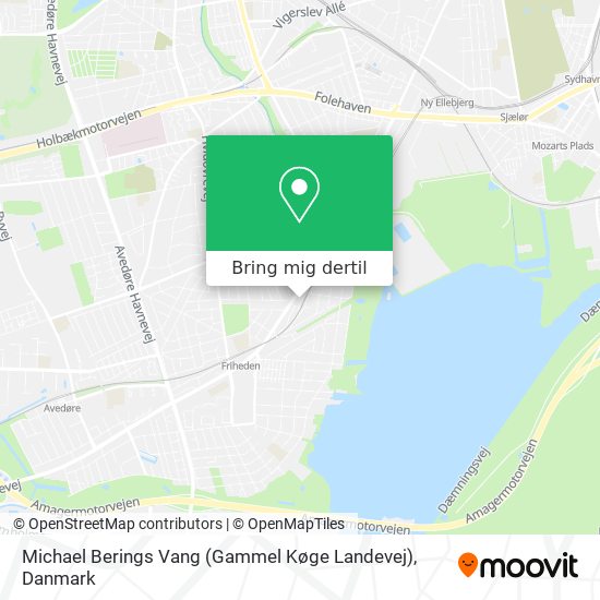 Michael Berings Vang (Gammel Køge Landevej) kort