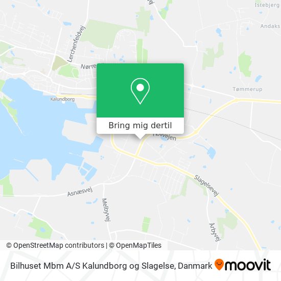 Bilhuset Mbm A / S Kalundborg og Slagelse kort