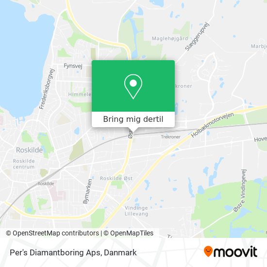 Per's Diamantboring Aps kort