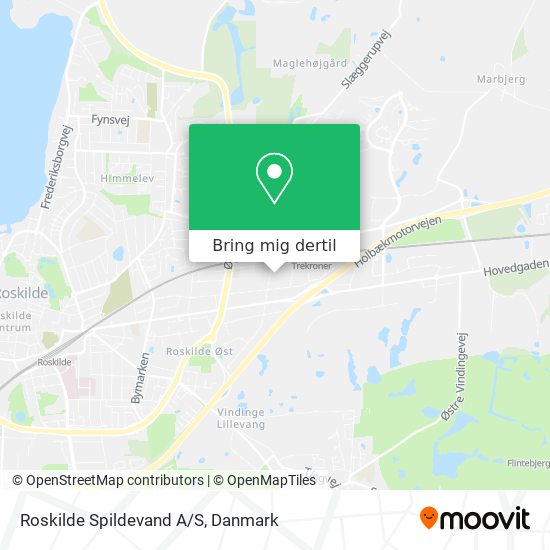 Roskilde Spildevand A/S kort