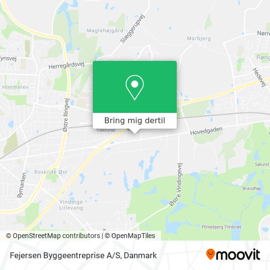 Fejersen Byggeentreprise A/S kort