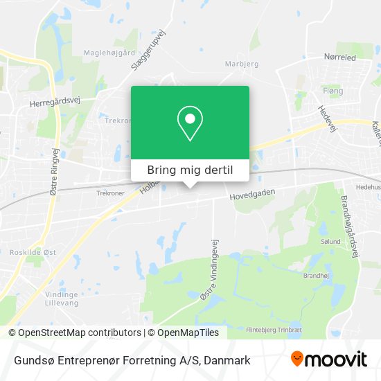 Gundsø Entreprenør Forretning A / S kort