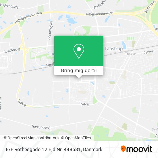 E / F Rothesgade 12 Ejd.Nr. 448681 kort