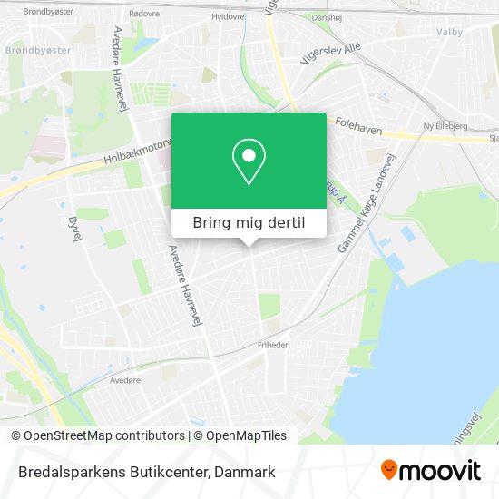 Bredalsparkens Butikcenter kort
