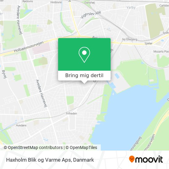 Haxholm Blik og Varme Aps kort