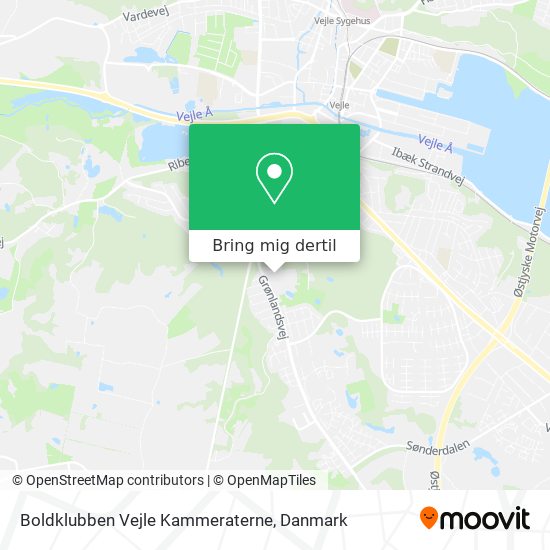 Boldklubben Vejle Kammeraterne kort