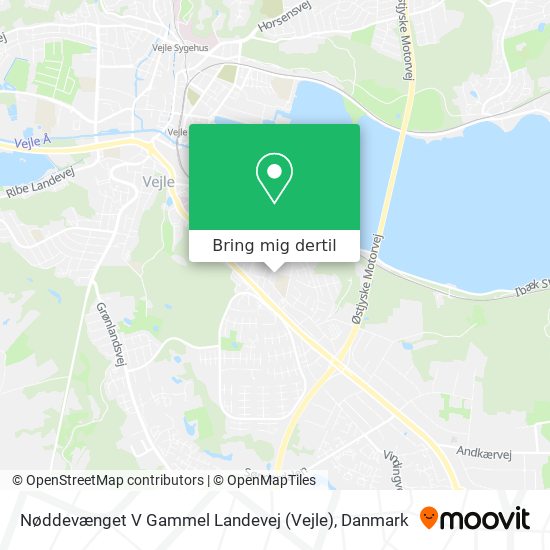 Nøddevænget V Gammel Landevej (Vejle) kort