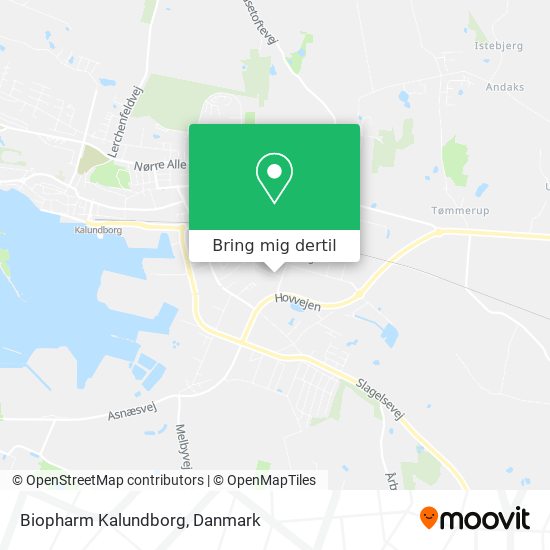 Biopharm Kalundborg kort