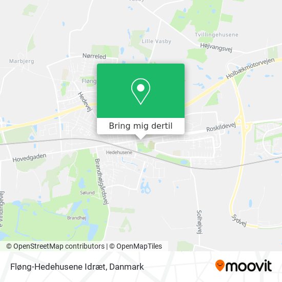 Fløng-Hedehusene Idræt kort