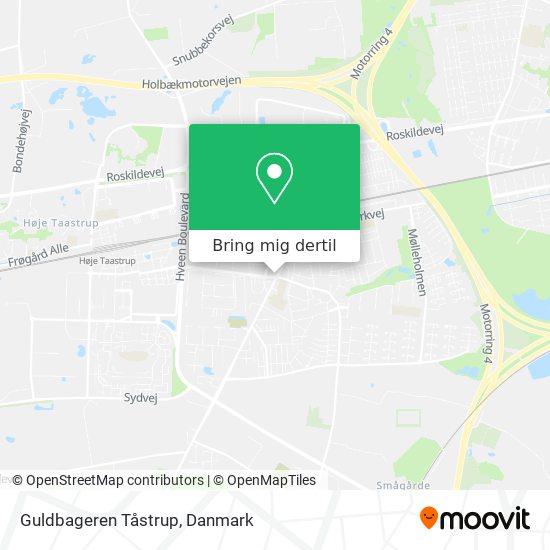 Guldbageren Tåstrup kort