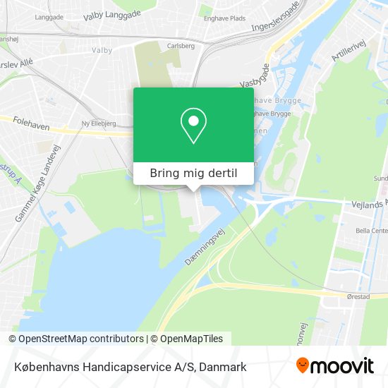 Københavns Handicapservice A/S kort