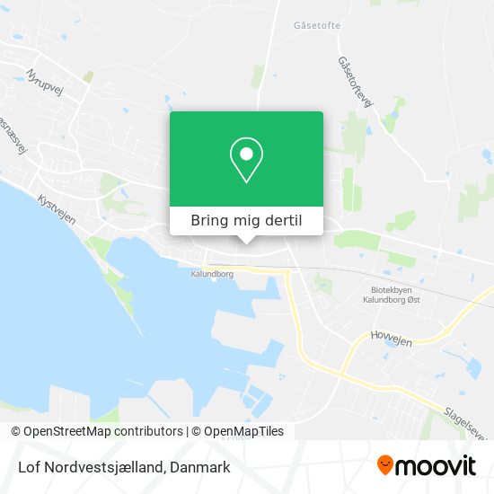 Lof Nordvestsjælland kort