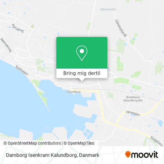 Damborg Isenkram Kalundborg kort