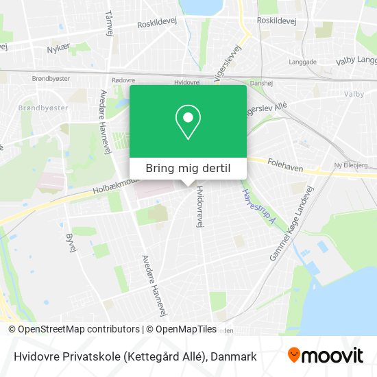 Hvidovre Privatskole (Kettegård Allé) kort