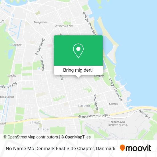 No Name Mc Denmark East Side Chapter kort