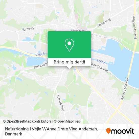 Naturridning i Vejle V / Anne Grete Vind Andersen kort