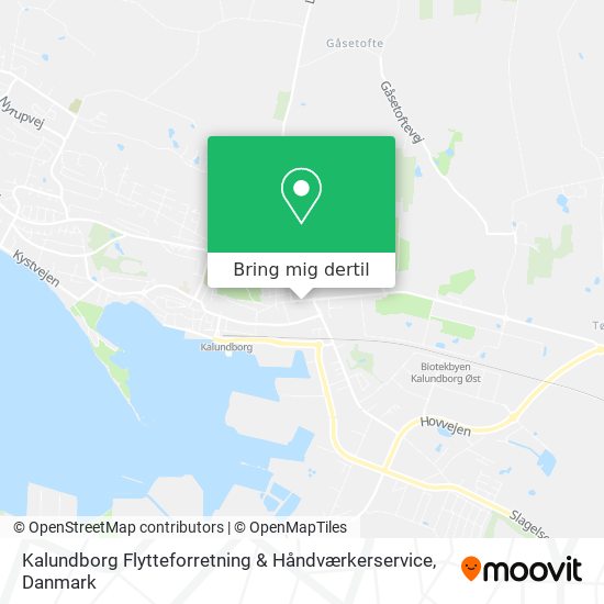 Kalundborg Flytteforretning & Håndværkerservice kort