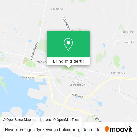 Haveforeningen Rynkevang i Kalundborg kort