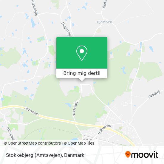 Stokkebjerg (Amtsvejen) kort