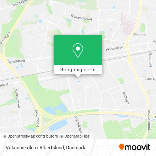 Voksenskolen i Albertslund kort