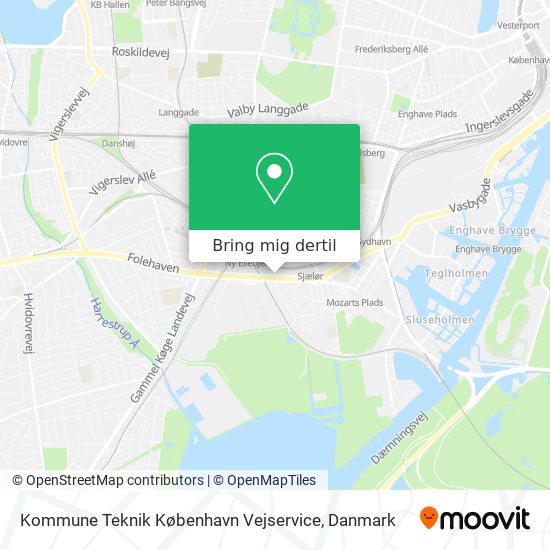 Kommune Teknik København Vejservice kort