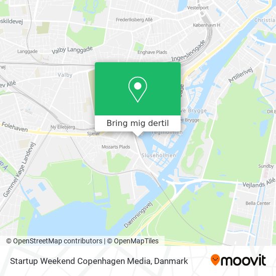 Startup Weekend Copenhagen Media kort