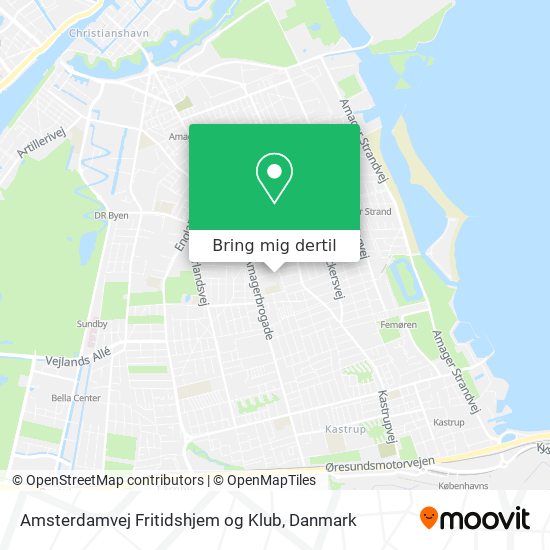 Amsterdamvej Fritidshjem og Klub kort