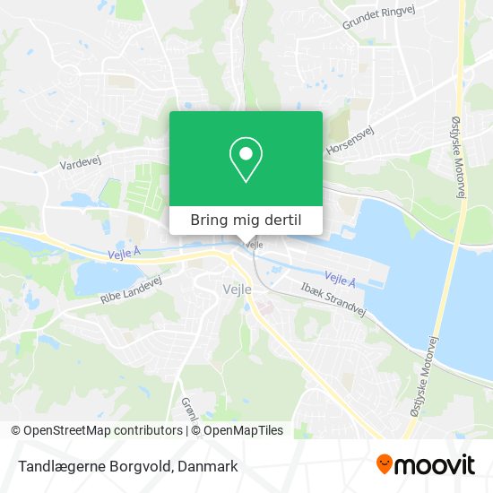 Tandlægerne Borgvold kort