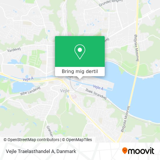 Vejle Traelasthandel A kort