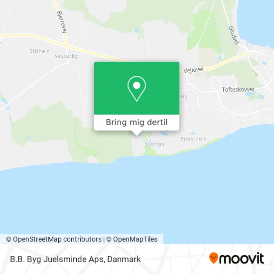 B.B. Byg Juelsminde Aps kort