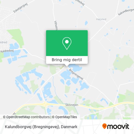 Kalundborgvej (Bregningevej) kort